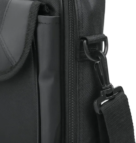 Vista 12 de MANHATTAN Bolsa de hombro para portátil - Estilo delgado maletín, apertura de concha, compartimentos acolchados