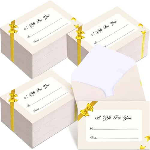 Vista 8 de Gueevin 600 piezas de sobres mini para tarjetas de regalo, fundas para tarjetas de vacaciones, sobres pequeños para regalos al por mayor para notas