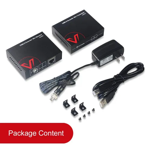 Vista 8 de Extensor USB de acceso AV sobre Cat5e/6 196 pies/196.9 ft, 4 puertos USB 2.0, Plug and Play, Sin controlador, soporta todos los sistemas operativos