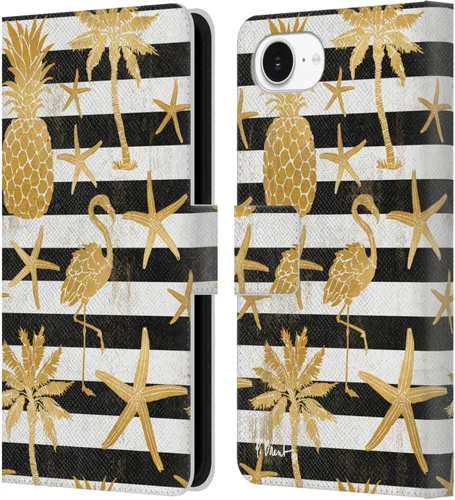 Vista 12 de Head Case Designs Officially Licensed Paul Brent Agate Mermaid Coastal Leather Wallet Case Compatible with Apple iPhone 16e / iPhone 17e