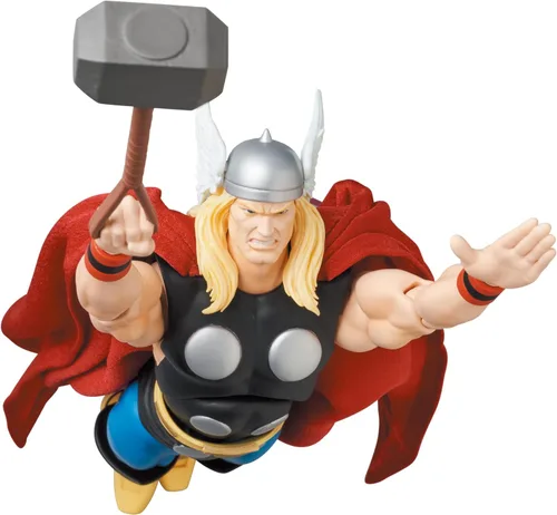 Vista 4 de MAFEX No. 182 THOR Thor (Ver. Cómic) Altura total: Aprox. 6.3 pulgadas (160 mm), sin escala, figura de acción pintada