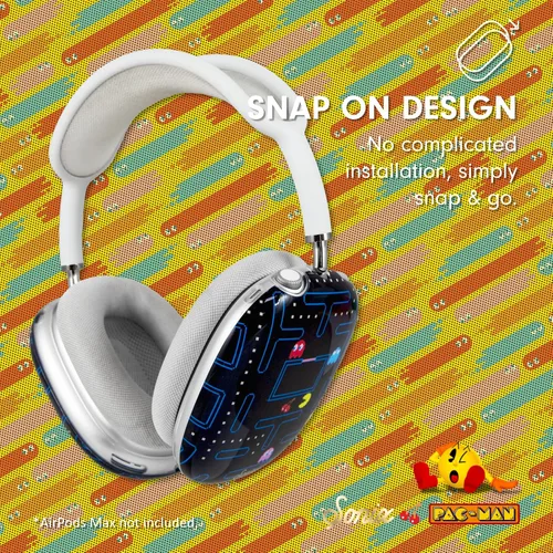 Vista 4 de Sonix Funda Protectora para Auriculares AirPods Max - Elegantes Cubiertas de Orejas de Carcasa Dura de TPU PAC-Man