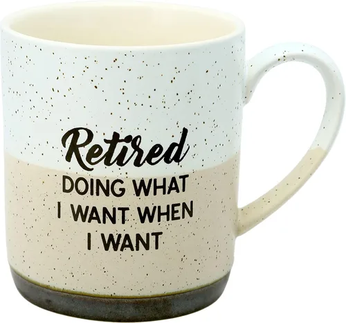 Vista 12 de Pavilion - Jubilado No Vencido - Taza Grande de Café de Gres de 15 Oz