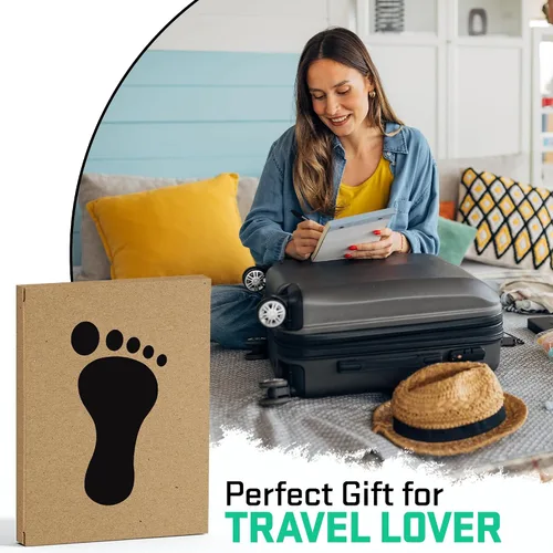 Vista 3 de Regalos de viaje calcetines divertidos para hombres y mujeres, regalo único para viajeros, regalos ideales para hombres