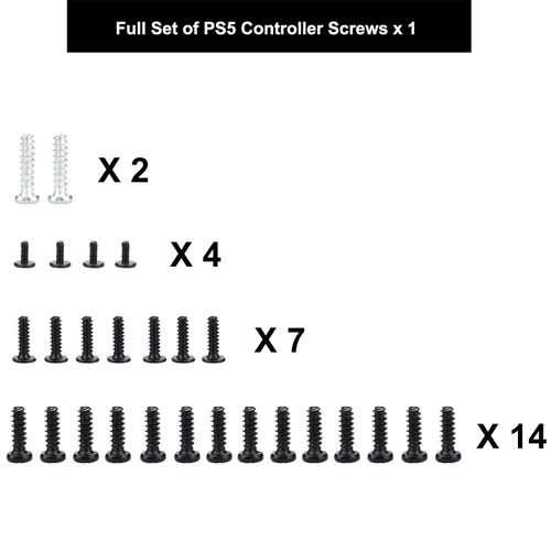 Vista 5 de Ikpek 6 Pack Analog 3D Joysticks Repair Kit for DualSense PS5 Controller, Joysticks Replacement Part with Repair Screwdriver Kit for Playstation 5