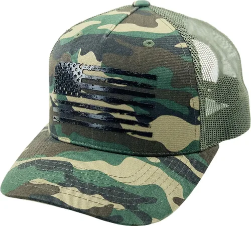 Vista 54 de KBETHOS Tactical Operator Collection USA Fishing Mesh Ballcap Flag Patch America Outdoors Trucker Baseball Cap
