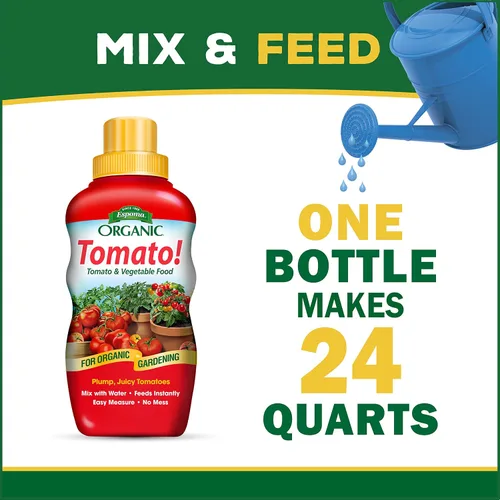Vista 5 de Espoma ¡Tomate concentrado orgánico de 8 onzas! Alimento vegetal - Fertilizante vegetal para todo tipo de tomates y otras verduras. Para jardinería