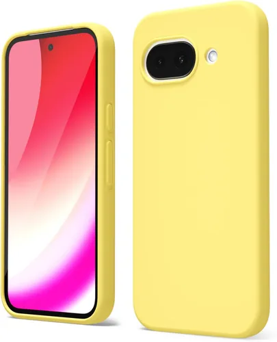 Vista 70 de oakxco para Google Pixel 6A Funda de teléfono de silicona líquida, diseño estético lindo y delgado para mujer y niña, cubierta de gel suave, lisa