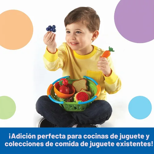 Vista 4 de Learning Resources New Sprouts - Cesta de alimentos saludables