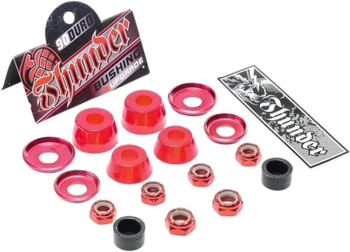 Vista 3 de Thunder Trucks Red Rebuild 90Du - Kit de herramientas para monopatín (predeterminado, rojo)