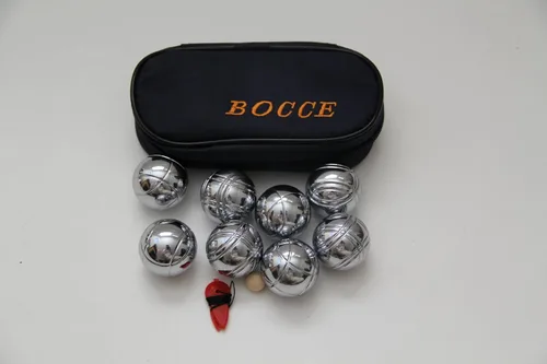Vista 4 de BuyBocceBalls Listing - 8 Bola 1.378 in Metal Mini Bocce/Petanca Set con Bolsa Azul - Individual