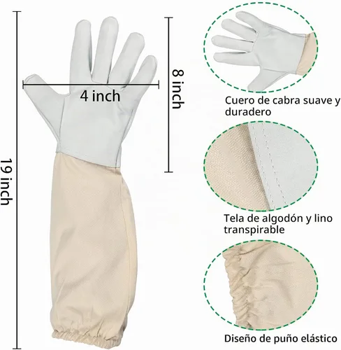 Vista 5 de Xgunion Traje de apicultor profesional, con chaqueta, pantalones y guantes