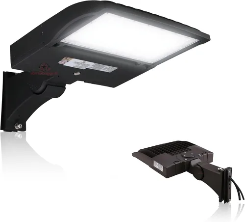 Vista 50 de RuggedGrade Vatiaje de luz LED NextGen IV de 100 W para estacionamiento Negro