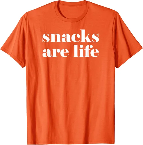 Vista 46 de Snacks Are Life - Camiseta divertida para amantes de los aperitivos, Negro