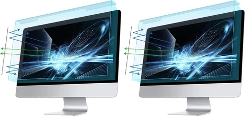 Vista 8 de MOSISO - Protector de pantalla con bloqueo de luz azul para computadora 19-19.5 inch Screen Eye Protection Filter Film Panel for Diagonal 19,19.5
