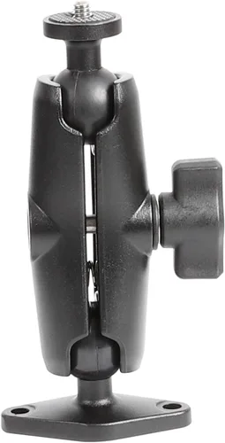 Vista 9 de xik Soporte de montaje para cámara: base rómbica de bola de 1 pulgada, rosca de 1/4 "-20 - Compatible con cámara de seguridad Logitech, DSLR, CCTV
