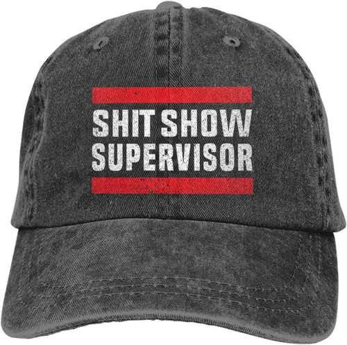 Vista 7 de Shit Show Supervisor Hat para mujer, gorra de béisbol vintage