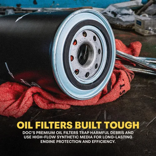 Vista 3 de Doc's Diesel Filtro de aceite D5526 Compatible con Ford 6.0L/6.4L Super Duty F250, F350, F450, F550 2003-2010, Ford 6.0L Excursion 2003-2005