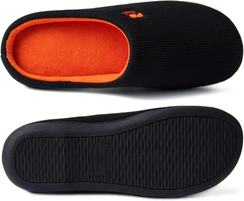 Vista 2 de Pantuflas RockDove para hombre de espuma viscoelástica, dos tonos