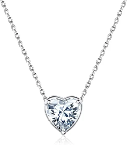 Vista 16 de ChicSilver Birthstone Necklace for Women 925 Sterling Silver Stone Necklace 925 Sterling Silver, Hypoallergenic for Sensitive Skin, 12-Months Zafiro