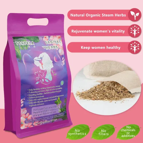 Vista 4 de TOKPELA Yoni - Olla de vapor, kit de vapor Yoni, vaporizador Yoni con cojín de asiento y 20 bolsas de hierbas Yoni, limpieza para mujeres