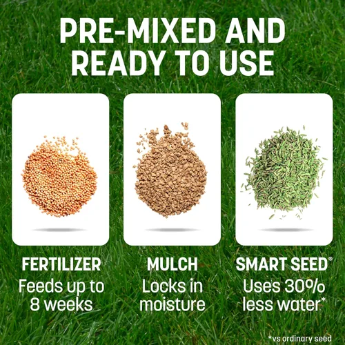 Vista 11 de Pennington Smart Patch Grass Seeds for Lawn, Sun and Shade Lawn Grass Repair Mix, 10 LB