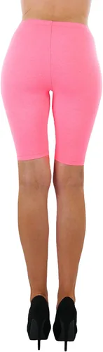Vista 2 de ToBeInStyle Pantalones cortos de mezcla de algodón y elastano de 21 pulgadas para mujer