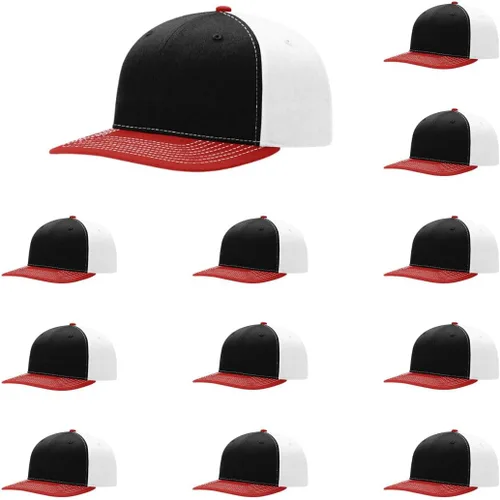 Vista 78 de Richardson 312 Gorra de béisbol ajustable con correa trasera de sarga Paquetes a granel disponibles - Talla única