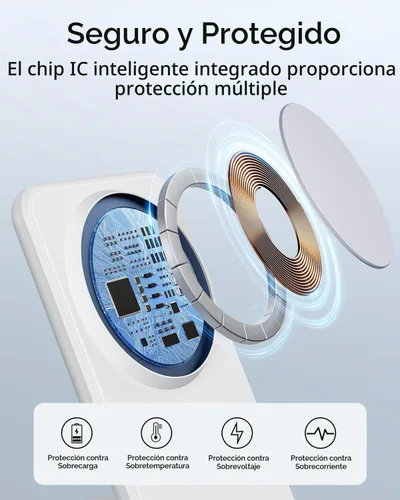 Vista 2 de 2-en-1 para soporte de carga compatible con Magsafe con bloque de carga USB-C PD de 20W y cable, cargador inalámbrico de carga rápida diseñado