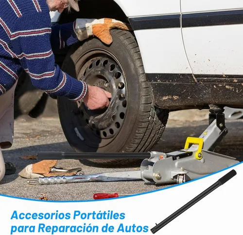 Vista 7 de Reemplazo de mango de gato hidráulico horizontal, reemplazo de mango de gato hidráulico de piso Anglekai para accesorios de automóvil (negro)