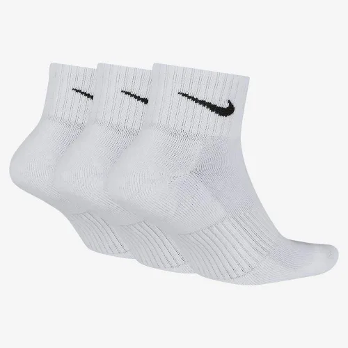 Vista 4 de NIKE Calcetines de entrenamiento de un cuarto de cojín de alto rendimiento 3 pares