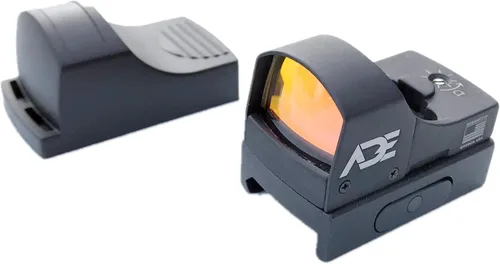 Vista 3 de Ade Advanced Optics RD3-002 - Mira compacta de punto rojo con montaje integral Weaver-Picatinny