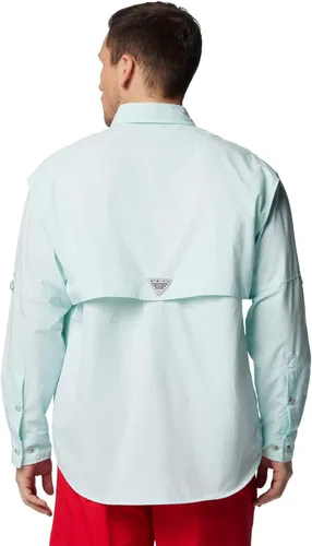 Vista 2 de Columbia Discontinued PFG Bahama II Camisa de manga larga para hombre Mañana helada
