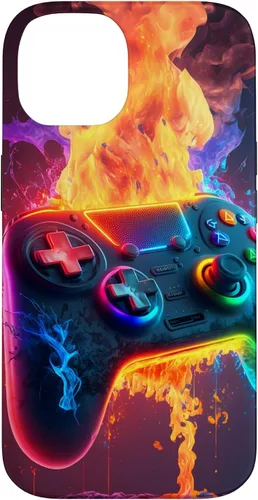 Vista 4 de Gamer Aesthetic Graphic Gaming Video Games Boys Funda para iPhone 17 para adolescentes y niños