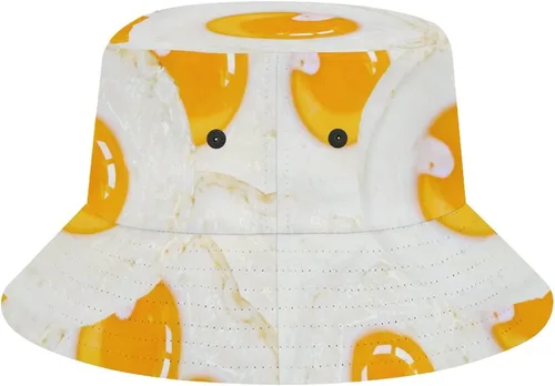 Vista 7 de Sombreros de cubo de maíz dorado unisex de algodón lavado ligero al aire libre verano playa sombreros hombres mujeres cubo sombrero para viajes
