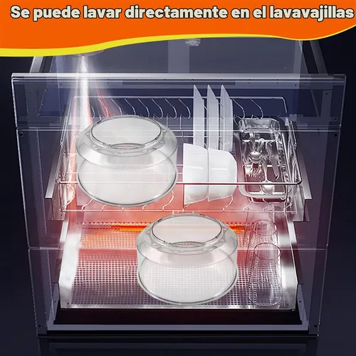 Vista 7 de Reemplazo de cúpula de potencia transparente para Nuwave Oven Pro Plus, cubierta de plástico transparente resistente a impactos y calor, pieza