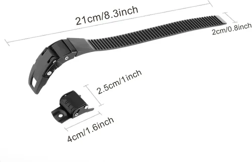 Vista 7 de Homyl Juego de 2 correas duraderas para patines en línea con tornillos + accesorios de reparación de patines con hebilla
