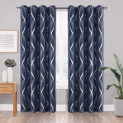 Vista 14 de BUHUA - Paneles de cortinas opacas para sala de estar, cortinas grises con aislamiento térmico, cortinas de ventana para dormitorio - 72 pulgadas