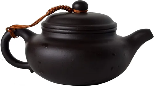 Vista 3 de Tetera 8.6oz té chino gongfu genuino negro arcilla Zisha Classics Pot Infusers té