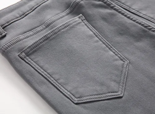 Vista 5 de FREDD MARSHALL - Jeans elásticos y ajustado para hombre con forro polar