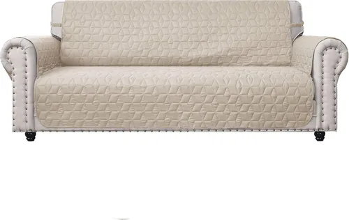 Vista 23 de Ameritex - Funda impermeable de sofá, 100 % antideslizante, acolchada, protector de muebles para perros, niños y mascotas; funda de sofá, lavable a