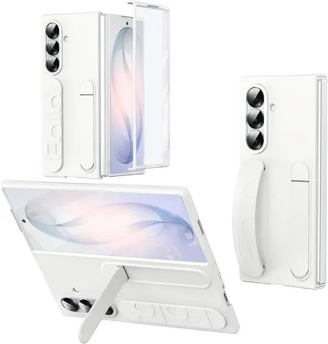 Vista 13 de Funda para Samsung Galaxy Z Fold 8 Ultra Protect con soporte de pulsera, pantalla integrada y protección de lente a prueba de golpes, protección