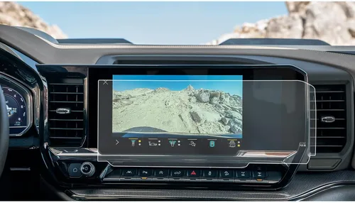 Vista 16 de CDEFG Protector de Pantalla Silverado 2022-2025 2026 para Camioneta Pickup Chevy Silverado 2022-2025 2026 Protector de Pantalla del Cluster