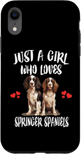 Vista 29 de Just a Girl Who Loves Springer Spaniels Dog Case for iPhone 17