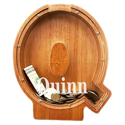 Vista 58 de Alcancía personalizada grande de madera con letras, alcancía de monedas, alcancía personalizada con nombre, puede usarse como regalo de Navidad