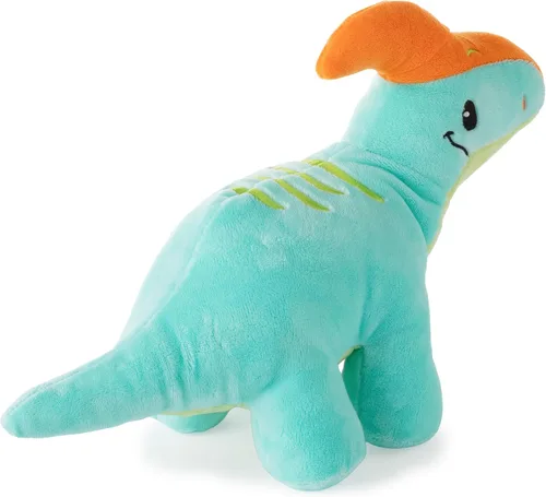 Vista 4 de The Petting Zoo Parasaurolophus - Peluche de dinosaurio de peluche, dinosaurio bebé, 12 pulgadas