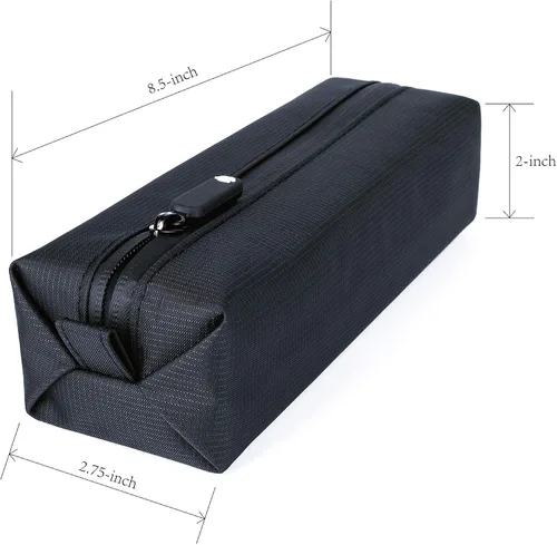 Vista 2 de Comfyable Neceser pequeño para hombres, mini bolsa delgada para cepillos de dientes, bolsa de kit Dopp