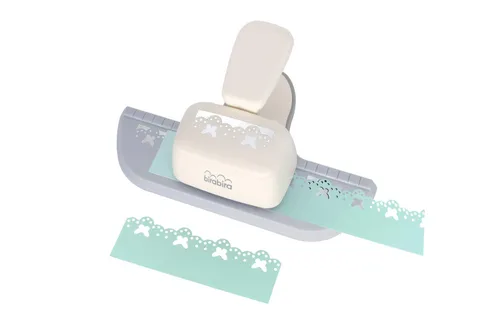 Vista 5 de Bira Craft Perforadora de papel de borde continuo para álbumes de recortes, tarjetas, artes (ángeles)