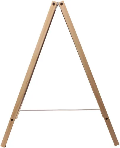 Vista 3 de Pizarra echada a un lado doble del marco de madera independiente para el tablero del menú de la mesa, letrero del mensaje de la boda