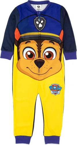 Vista 3 de Paw Patrol Paquete de 2 mamelucos para niños Pijama todo en uno con personaje de cachorro Chase & Marshall para niños y niños pequeños Regalo